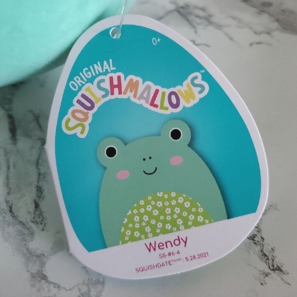 Squishmallows 2022 Spring Squad 5" Wendy the Floral Belly Frog Plush Doll Toy - Picture 3 of 4